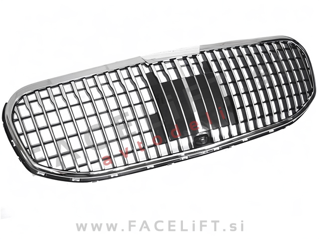 Maska črna kromirana sijaj Mercedes GLS X167 19-23