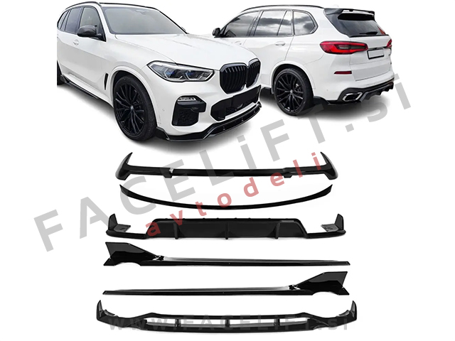 Body kit M-Performance izgled črni sijaj BMW X5 G05 M-Pack 18-23