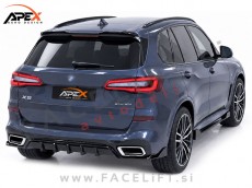 Strešni spojler črni sijaj BMW X5 G05 M-Pack 18-26