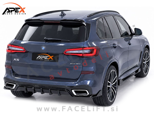Strešni spojler črni sijaj BMW X5 G05 M-Pack 18-26