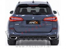 Strešni spojler črni sijaj BMW X5 G05 M-Pack 18-26