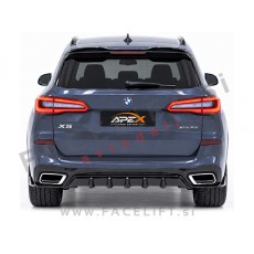 Strešni spojler črni sijaj BMW X5 G05 M-Pack 18-26