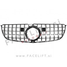 Maska črna kromirana sijaj Mercedes GLS X166 15-19