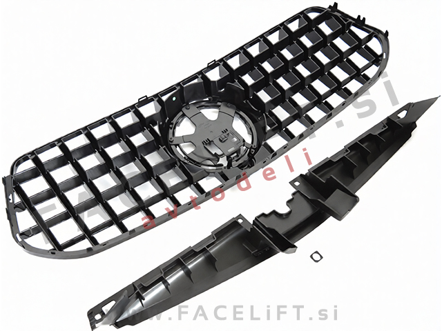 Maska črna sijaj Mercedes GLE C167 V167 AMG Line 23-26