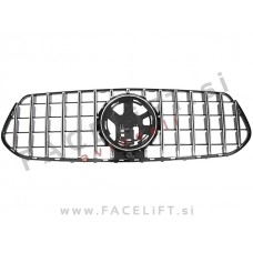 Maska črna kromirana sijaj Mercedes GLE C167 V167 AMG Line 23-26