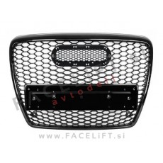 Maska RS izgled črna sijaj Audi A6 C6 4F 04-08
