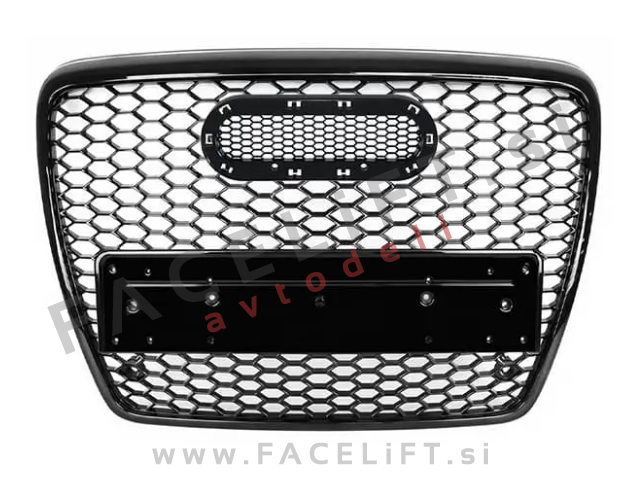 Maska RS izgled črna sijaj Audi A6 C6 4F 04-08