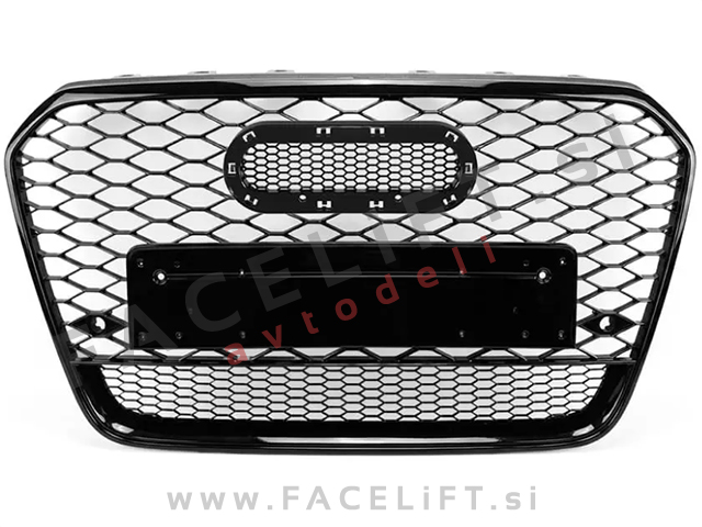 Maska RS izgled črna sijaj Audi A6 C7 4G 11-14