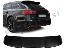 Strešni spojler RS izgled črni sijaj Audi A6 C7 4G Karavan 11-18