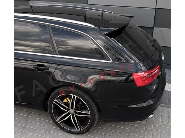 Strešni spojler RS izgled črni sijaj Audi A6 C7 4G Karavan 11-18