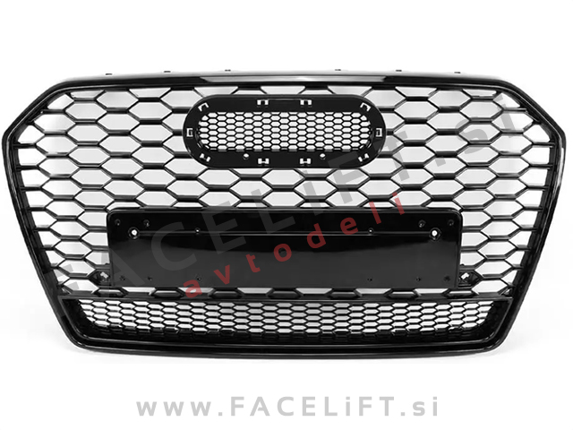Maska RS izgled črna sijaj Audi A6 C7 4G 14-18