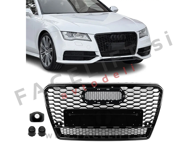 Maska RS izgled črna sijaj Audi A7 C7 10-14