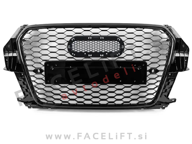 Maska RS izgled črna sijaj Audi Q3 8U 11-15 Maska RS izgled črna sijaj Audi Q3 8U 11-15