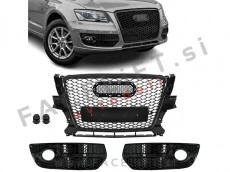 Maska in mreže odbijača RS izgled črna sijaj Audi Q5 8R 08-12
