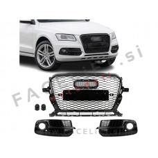 Maska in mreže odbijača RS izgled črna sijaj Audi Q5 8R 12-17