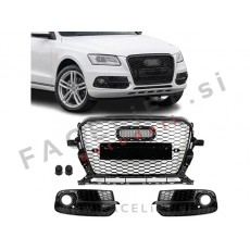 Maska in mreže odbijača RS izgled črna sijaj Audi Q5 8R 12-17