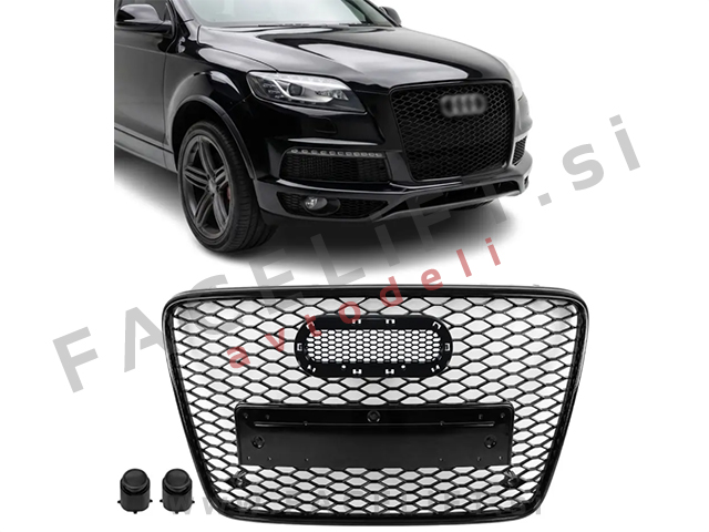 Maska RS izgled črna sijaj Audi Q7 4L 05-15