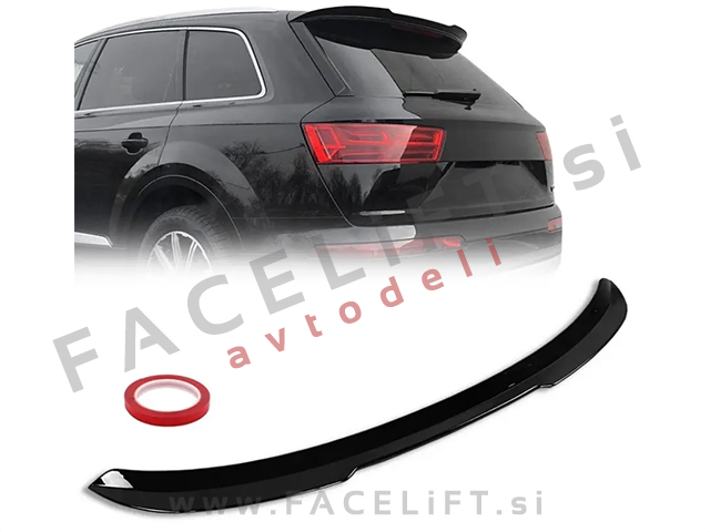 Strešni spojler črni sijaj Audi Q7 4M 15-19