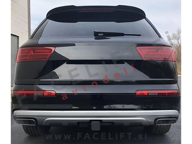 Strešni spojler črni sijaj Audi Q7 4M 15-19 Strešni spojler črni sijaj Audi Q7 4M 15-19
