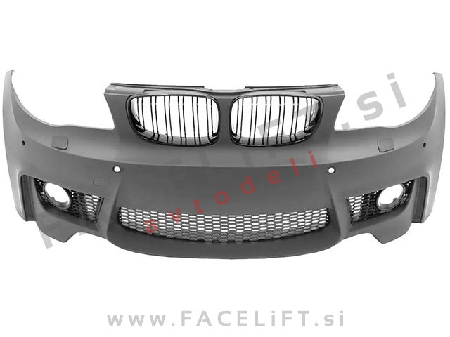 Sprednji odbijač M1 izgled PDC SRA BMW 1 E81 E82 E87 E88 04-13