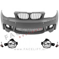 Sprednji odbijač M1 izgled PDC SRA BMW 1 E81 E82 E87 E88 04-13