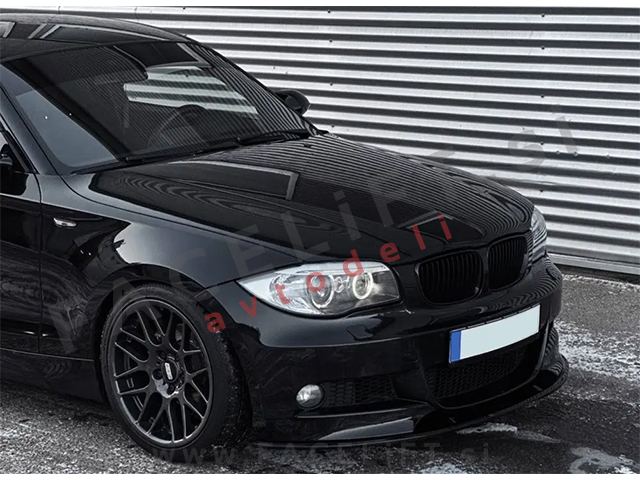 Podaljšek sprednjega odbijača črni sijaj BMW 1 E82 E88 M-Sport 07-13 Podaljšek sprednjega odbijača črni sijaj BMW 1 E82 E88 M-Sport 07-13