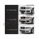 Podaljšek sprednjega odbijača črni sijaj BMW 1 E82 E88 M-Sport 07-13