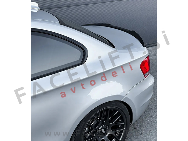 Spojler za prtljažnik črni sijaj BMW 1 Coupe E82 07-13
