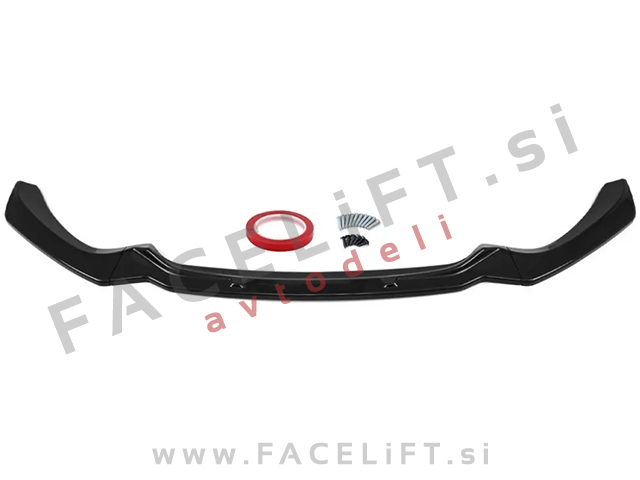 Podaljšek sprednjega odbijača črni sijaj BMW 1 F20 F21 LCI M-Pack 15-19