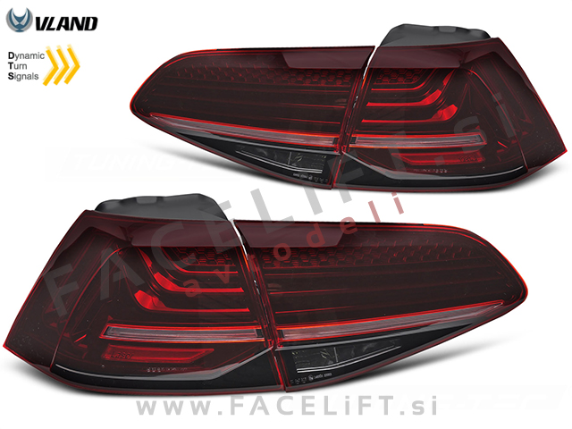 Zadnje LED laser luči VW Golf 7 12-17