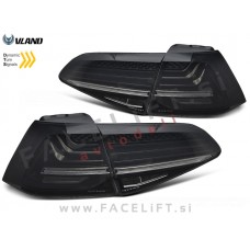 Zadnje LED laser luči zatemnjene VW Golf 7 12-17