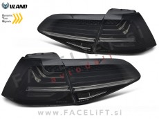 Zadnje LED laser luči zatemnjene VW Golf 7 12-17