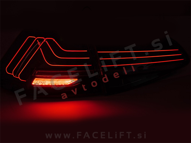 Zadnje LED laser luči zatemnjene VW Golf 7 12-17 Zadnje LED laser luči zatemnjene VW Golf 7 12-17