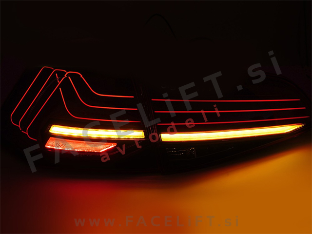 Zadnje LED laser luči zatemnjene VW Golf 7 12-17 Zadnje LED laser luči zatemnjene VW Golf 7 12-17