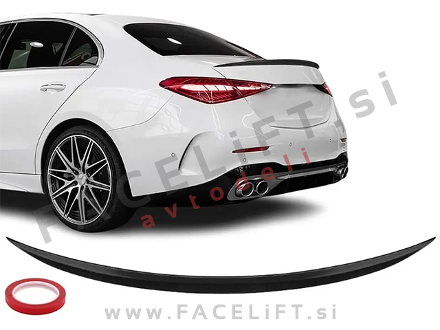 Spojler za prtljažnik črni sijaj Mercedes C Limuzina W206 21-