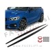 Podaljški pragov črni sijaj BMW 1 F20 F21 M-Pack 11-19