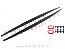 Podaljški pragov črni sijaj BMW 1 F20 F21 M-Pack 11-19