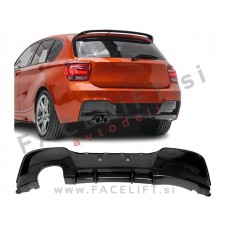 Difuzor črni sijaj BMW 1 F20 F21 M-Pack 11-15 Difuzor črni sijaj BMW 1 F20 F21 M-Pack 11-15