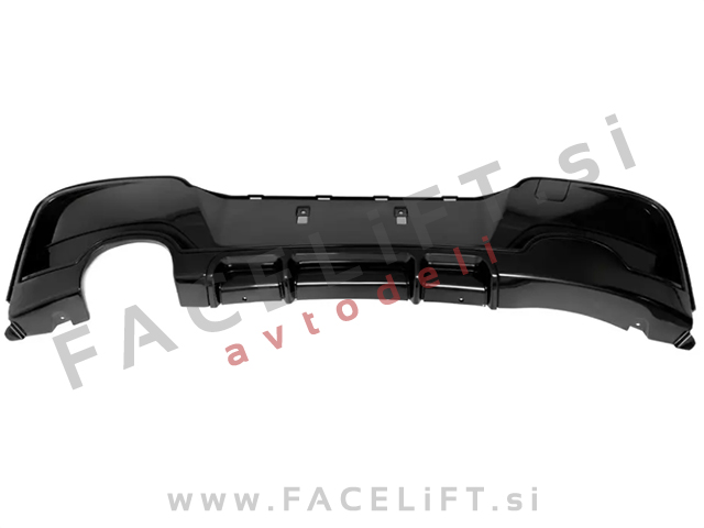 Difuzor črni sijaj BMW 1 F20 F21 M-Pack 11-15 Difuzor črni sijaj BMW 1 F20 F21 M-Pack 11-15