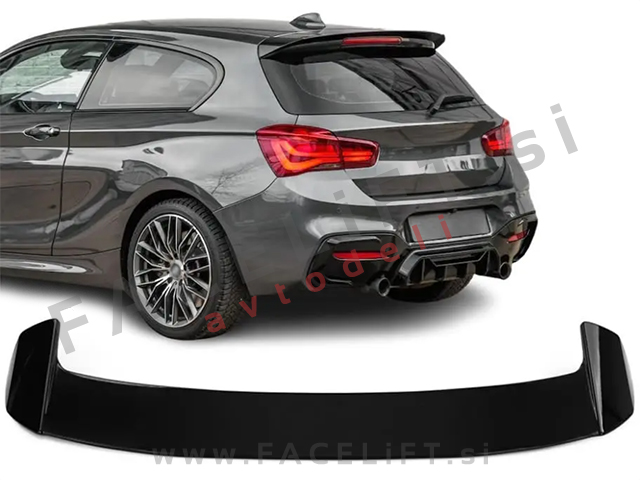 Strešni spojler črni sijaj BMW 1 F20 F21 11-19