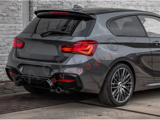 Strešni spojler črni sijaj BMW 1 F20 F21 11-19