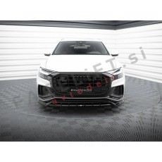 Podaljšek sprednjega odbijača V.2 črni sijaj Audi Q8 18-23