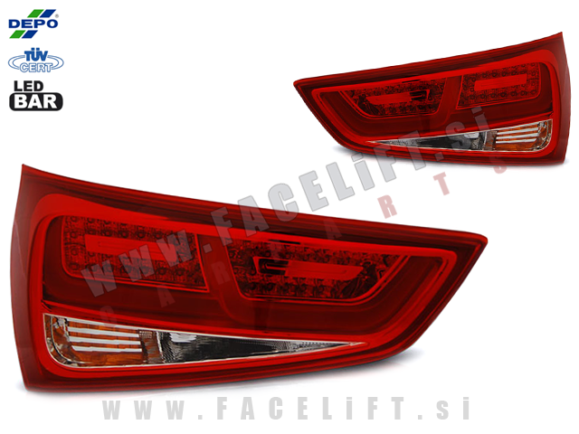 Audi A1 / 8X (10-14) / zadnje LED luči Audi A1 / 8X (10-14) / zadnje LED luči