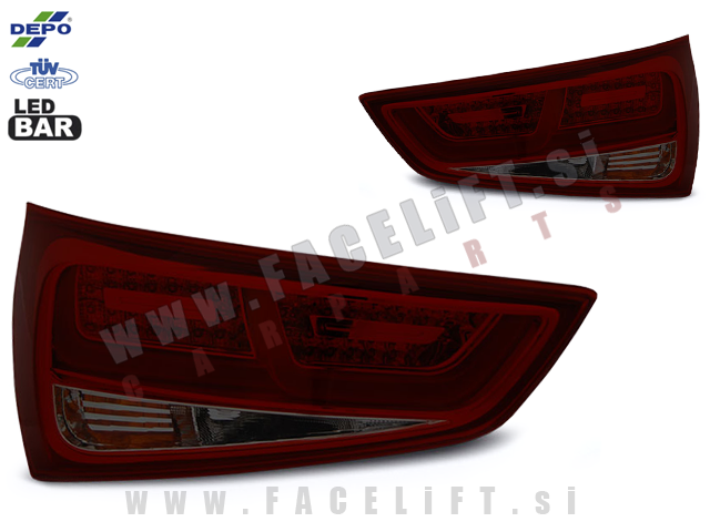 Audi A1 / 8X (10-14) / zadnje LED luči Audi A1 / 8X (10-14) / zadnje LED luči