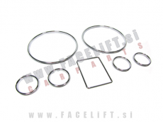Audi A3 / 8L (96-03) / kromirani obročki števcev Audi A3 / 8L (96-03) / kromirani obročki števcev