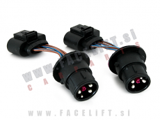 Audi A3 8L 96-00 adapterji za priklop modificiranih žarometov Audi A3 8L 96-00 adapterji za priklop modificiranih žarometov