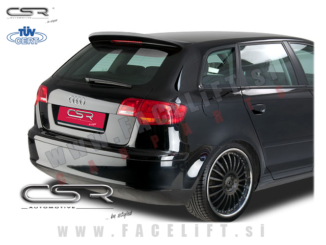 Audi A3 8PA Sportback 03-12 strešni spojler Audi A3 8PA Sportback 03-12 strešni spojler