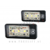 Audi A3 8P 8PA 03-12 LED osvetlitev registrske tablice z ohišjem