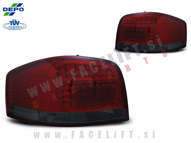 Audi A3 8P 03-08 zadnje LED luči Audi A3 8P 03-08 zadnje LED luči