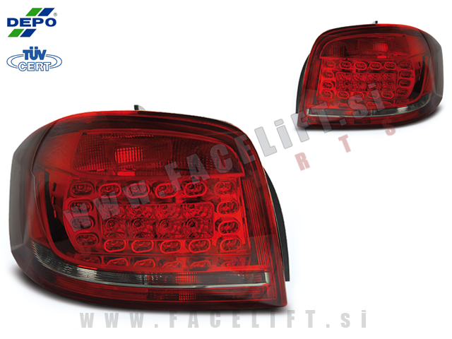 Audi A3 8P 03-08 zadnje LED luči